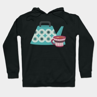 Midcentury Modern Tea Time Hoodie